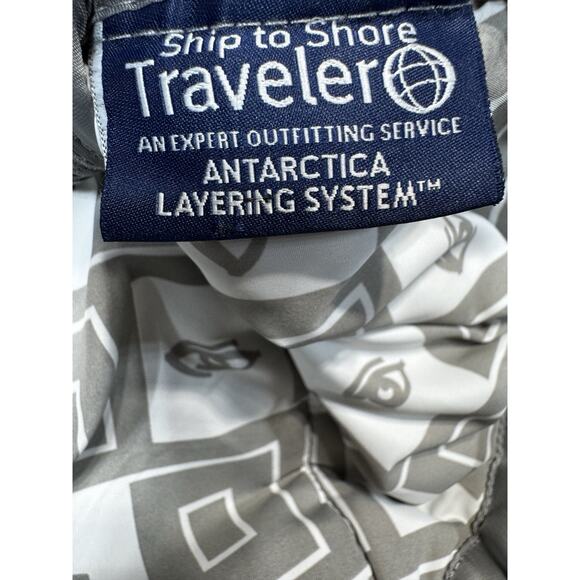 Nat Geo Explorer Blue Puffer Jacket L Ship Traveler Antarctica Layering System - Picture 7 of 10